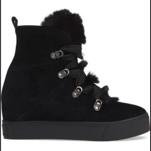 JSLIDES WINTER BOOTIES BLACK WITH FUR - Picture 3 of 8